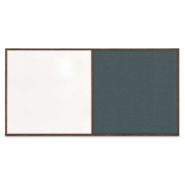 Enclosed Corkboard, 1 Door, 72"x48", 4" Fra